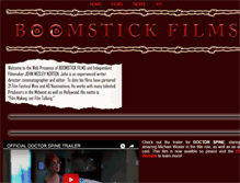 Tablet Screenshot of boomstickfilms.com